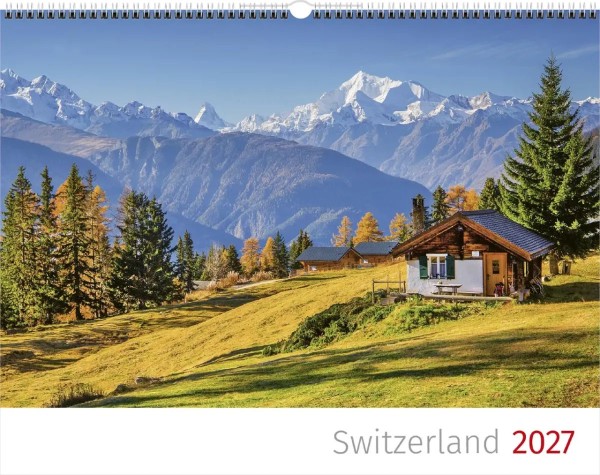 Schweizer Bildkalender 2027 - englisch